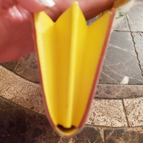 Louis Vuitton White Multicolor Murakami Continental Long Wallet Yellow Interior - Picture 13 of 16